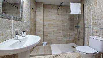 Een douche, een haardroger