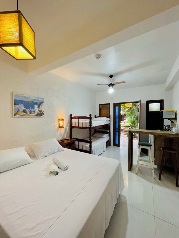 Comfort Quadruple Room, Lanai, Courtyard View | Free WiFi