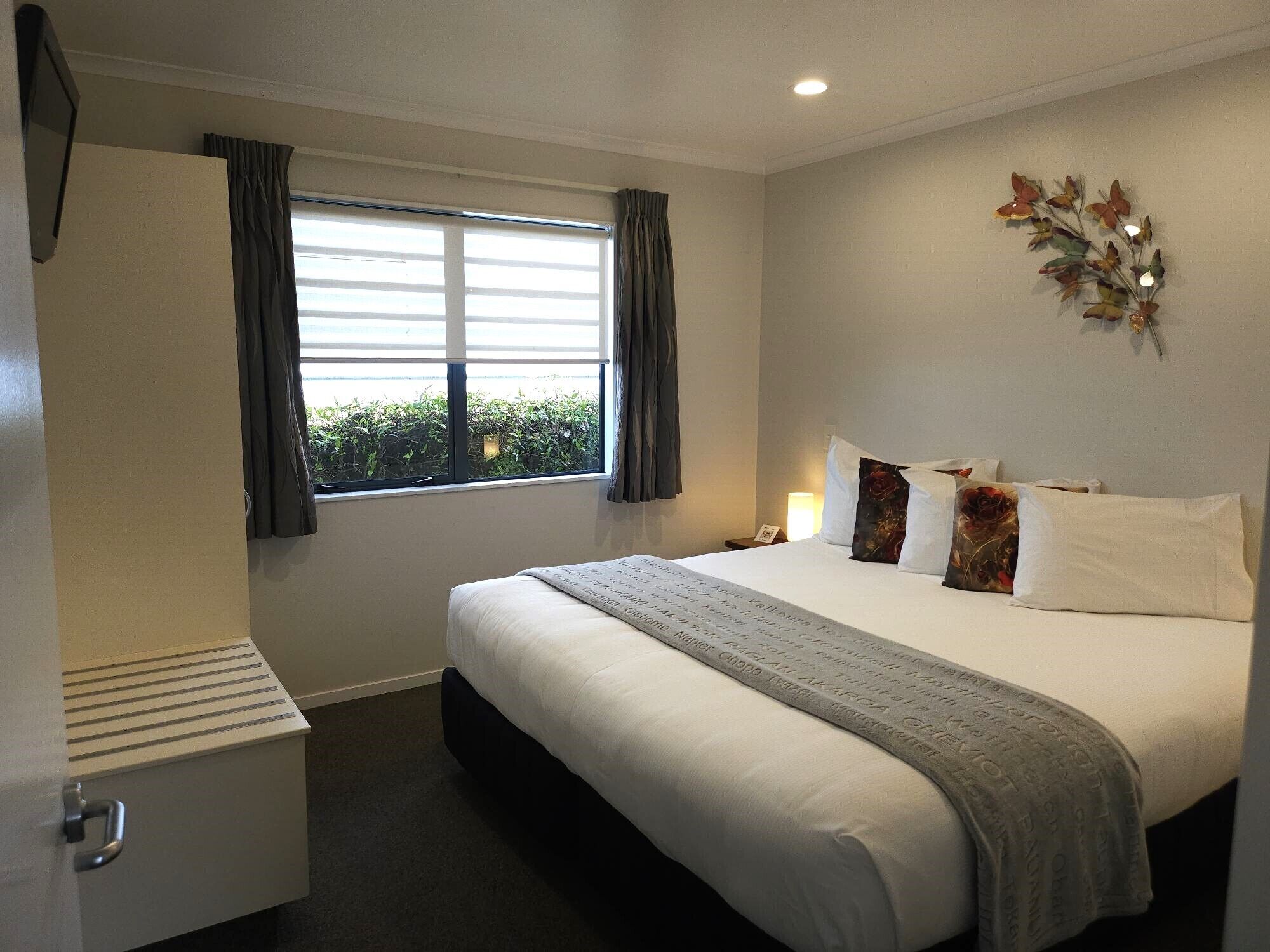 Standard Apartment | Blackout drapes, iron/ironing board, free WiFi, bed sheets