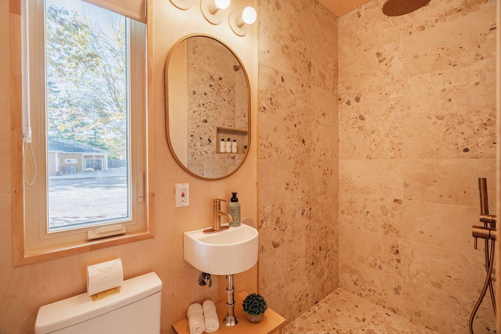 Towels, soap, toilet paper