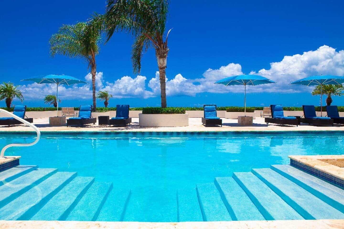Una piscina riscaldata