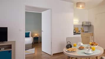 Appartement 1 chambre | Culle/letti per bambini (gratuiti), Wi-Fi gratuito, lenzuola