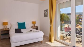 Appartement 1 chambre | Lits bébé (gratuits), Wi-Fi gratuit, draps fournis