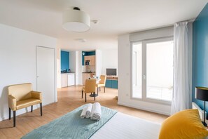 Standard Studio | Free cribs/infant beds, free WiFi, bed sheets - Quality Aparthotel Reims - Les Capucins (Reims)