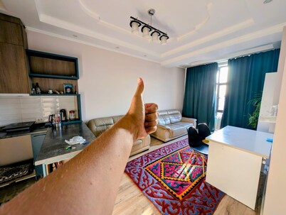 Cozy modern studio on Kalyk Akiev Street
