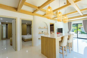 Premium Villa, Private Pool | Minibar, in-room safe, desk, blackout drapes - The Neenlawat Riverside Resort & Spa (Phunphin)