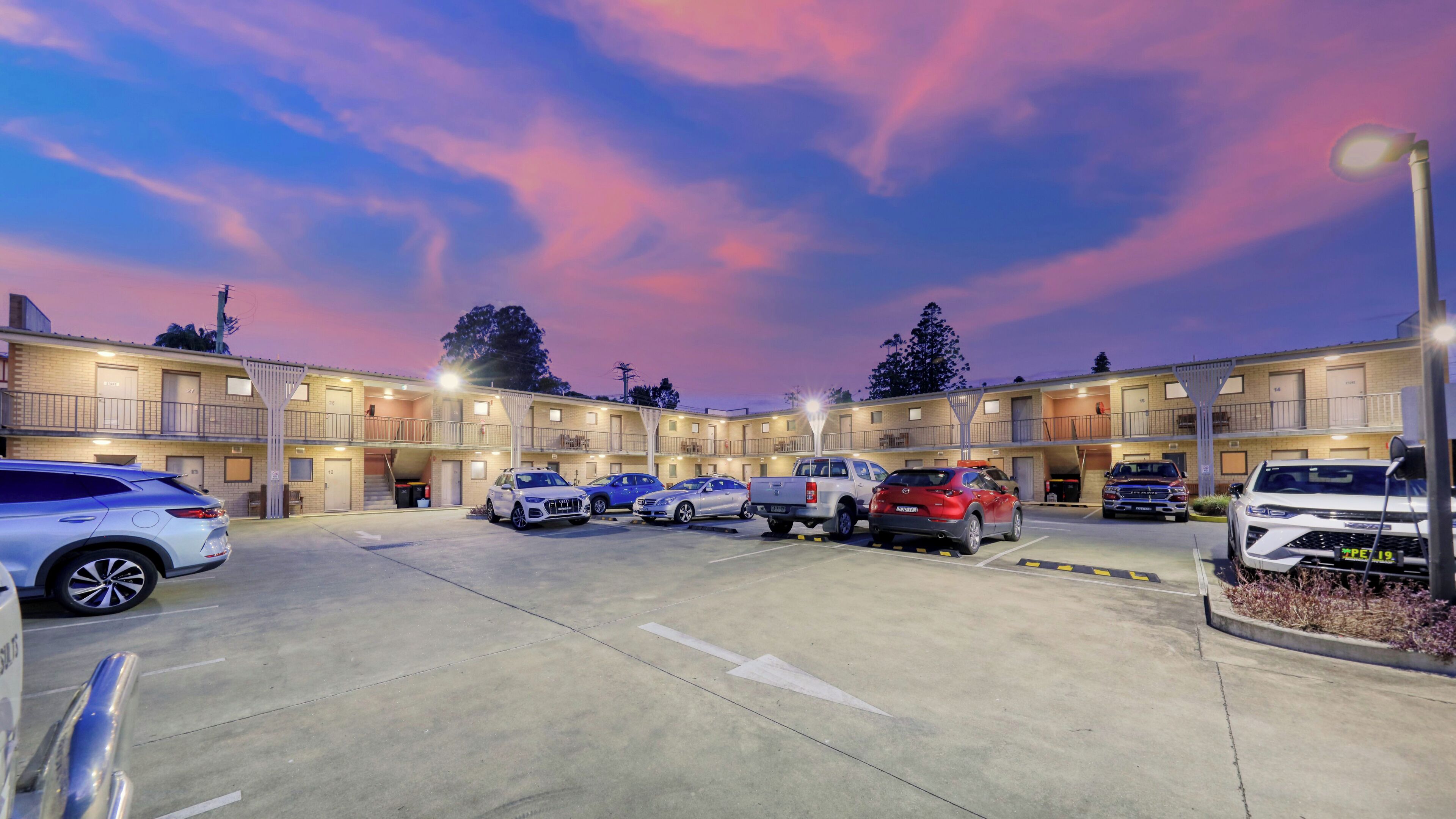 Façade de l’hébergement