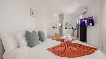 1 habitación, escritorio, tabla de planchar con plancha y wifi