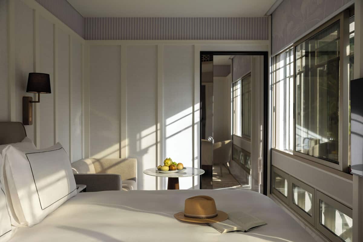 In-room safe, desk, laptop workspace, blackout curtains