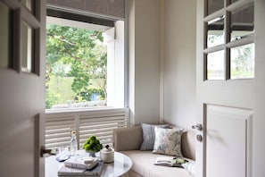 In-room safe, desk, laptop workspace, blackout curtains