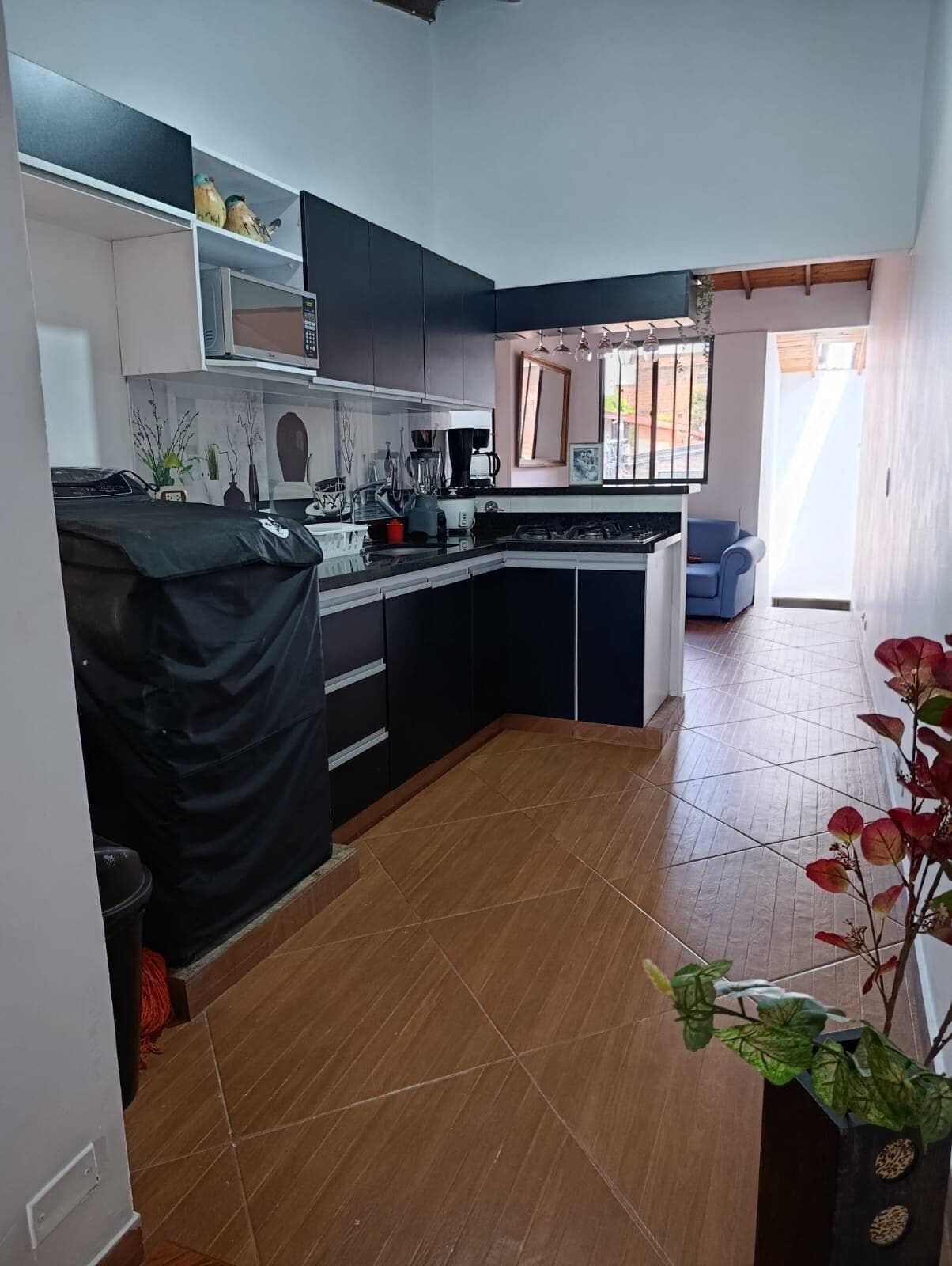 Mikrobølgeovn og kokeplater