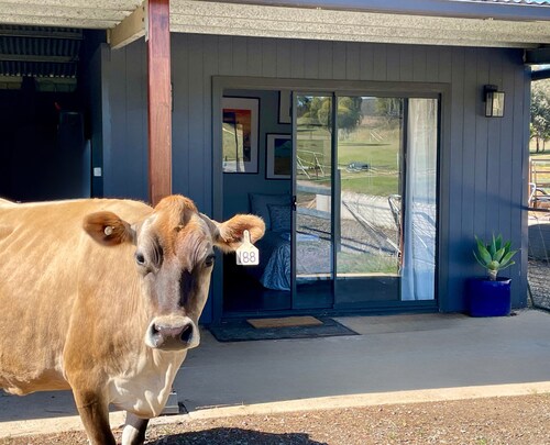 1BR bungalow farmstay. Located 40mins north of Canberra