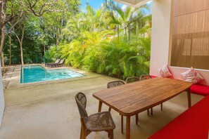 Deluxe Villa, 4 Bedrooms, Private Pool, Pool View | Terrace/patio