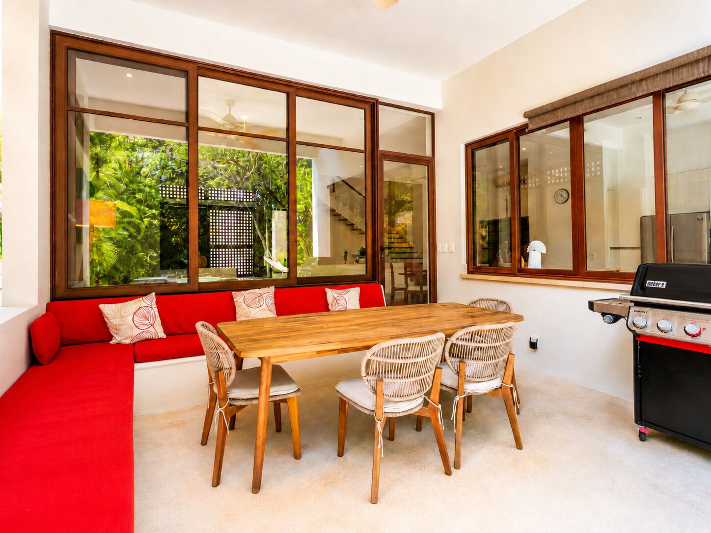 Vila Deluks, 4 kamar tidur, kolam renang pribadi, pemandangan kolam renang | Teras/patio