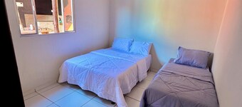Casa com piscina espaçosa 