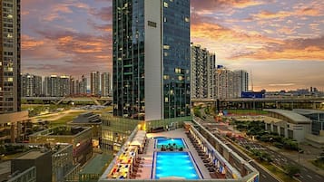 Piscina na cobertura