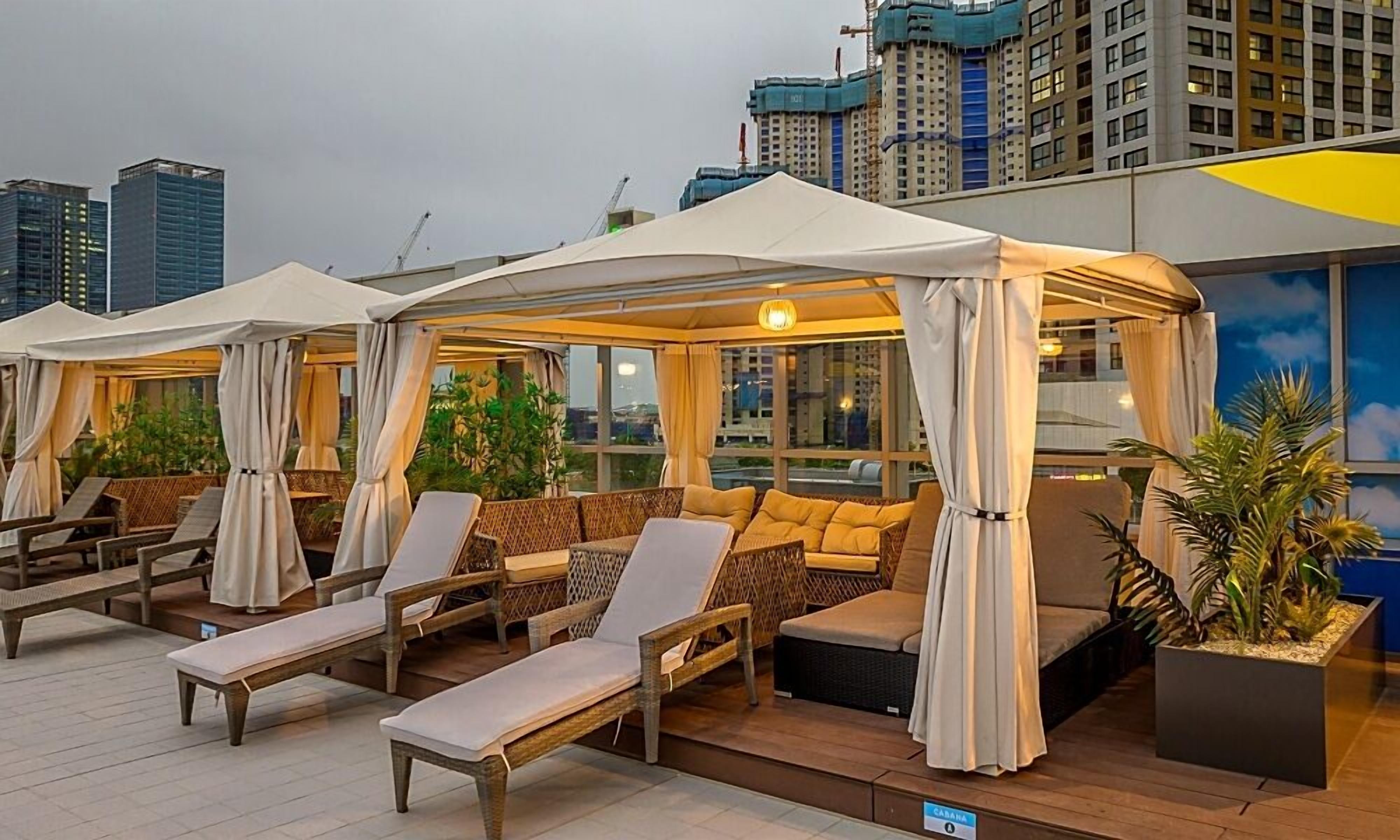 Rooftop pool