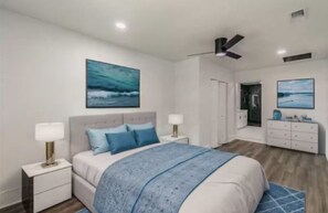 4 bedrooms, iron/ironing board, free WiFi, bed sheets