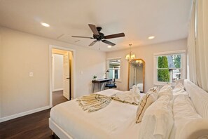 Desk, iron/ironing board, travel cot, WiFi