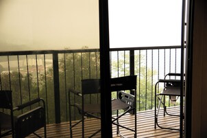 Panoramic Cabin, 1 King Bed with Sofa bed, Mountain View | Terrace/patio