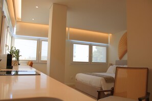 1 bedroom, desk, travel crib, free WiFi