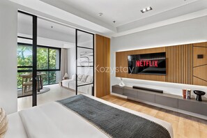 Apartment, 1 Bedroom, Resort View | Desk, laptop workspace, iron/ironing board, free WiFi