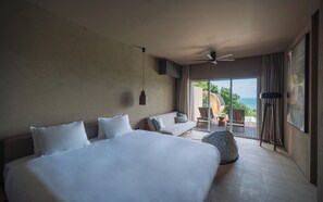 Villa – superior, 2 soverom, privat basseng, havutsikt | Safe på rommet og wi-fi (inkludert)