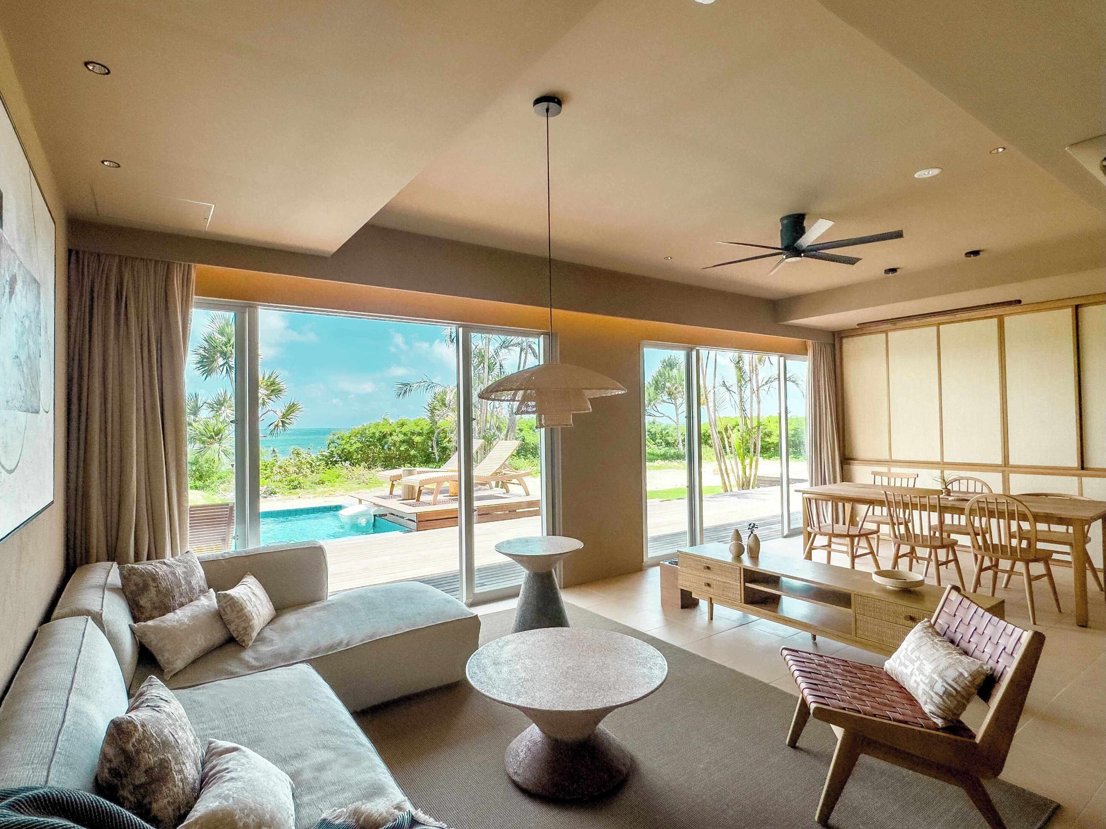 Luxury-Villa, 2 Schlafzimmer, eigener Pool, Meerblick