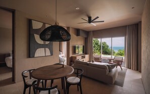 Vila superior, 2 quartos, piscina particular, vista para o oceano | Cofres nos quartos, Wi-Fi de cortesia