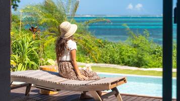 Junior Villa, 1 Bedroom, Private Pool, Ocean View | Terrace/patio
