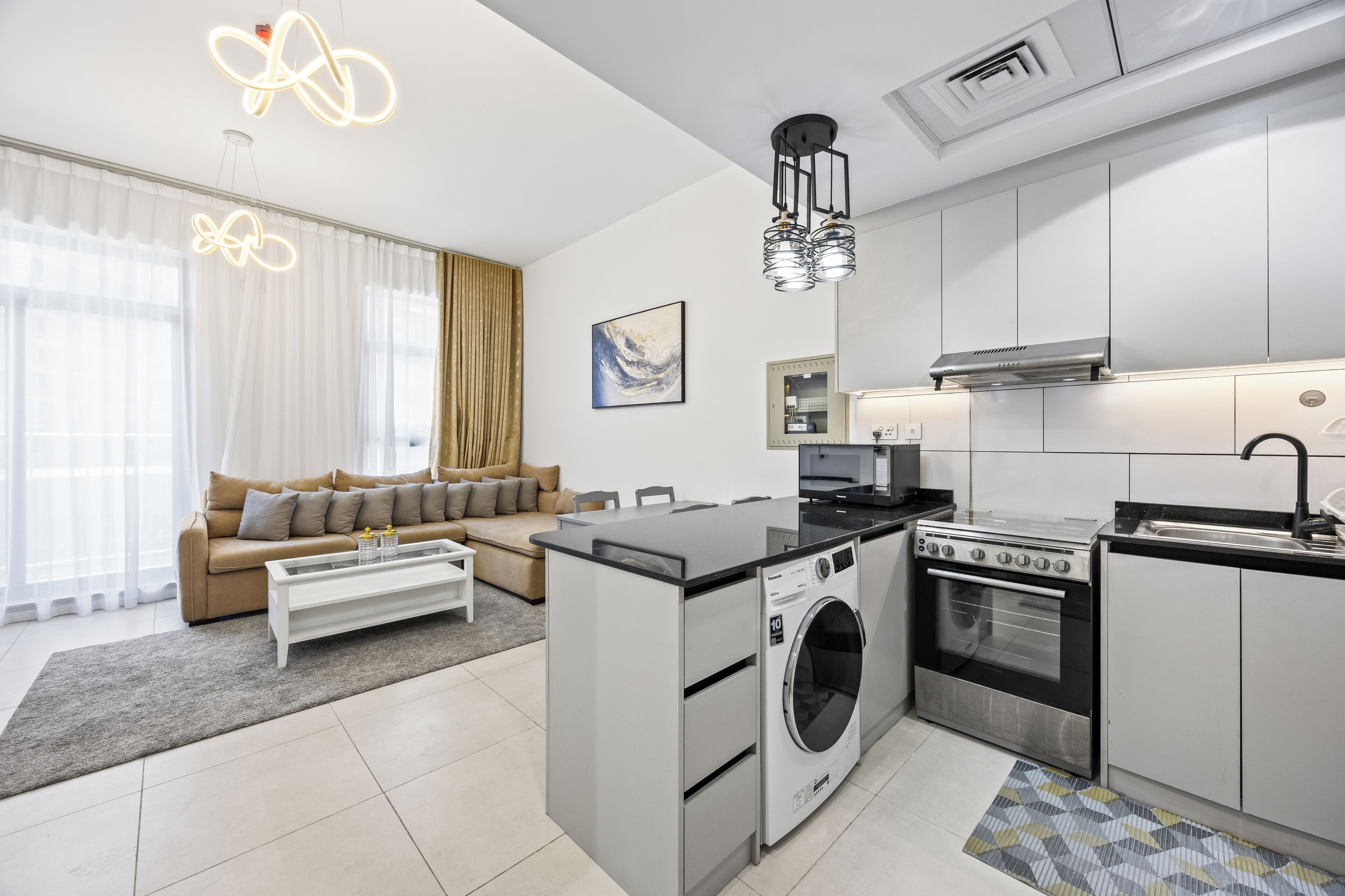 Appartement Deluxe, balcon, vue ville | Salle de séjour