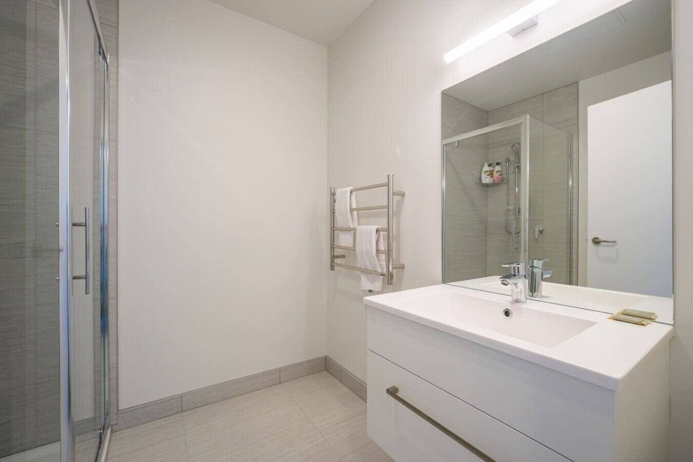 Shower, hair dryer