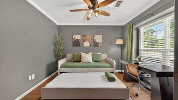 6 bedrooms, iron/ironing board, travel crib, WiFi