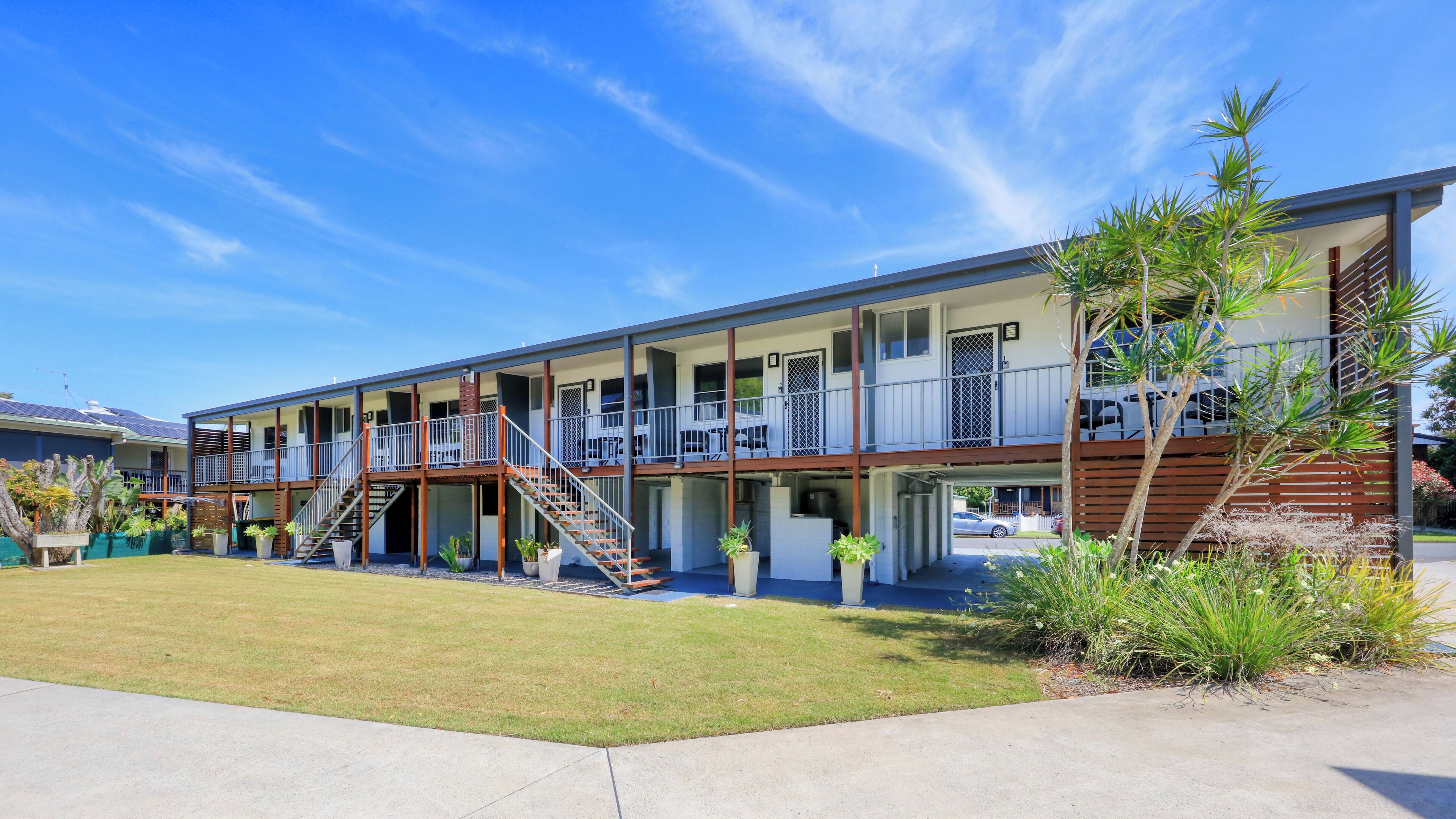 Fassade der Unterkunft