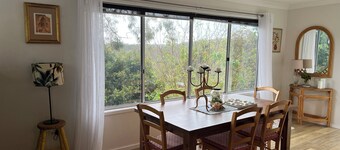 A sanctuary between the lake and ocean. Colourful and quirky home