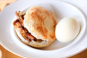 Free daily local cuisine breakfast