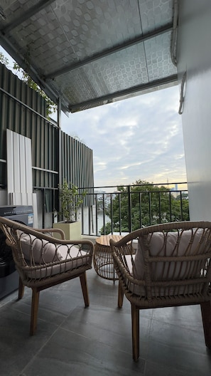Panoramic Double Room | Terrace/patio - Home. Homestay (Hanoi)