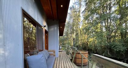 Cabin Oak - BBQ Laundry Wifi Wood Hot Tub