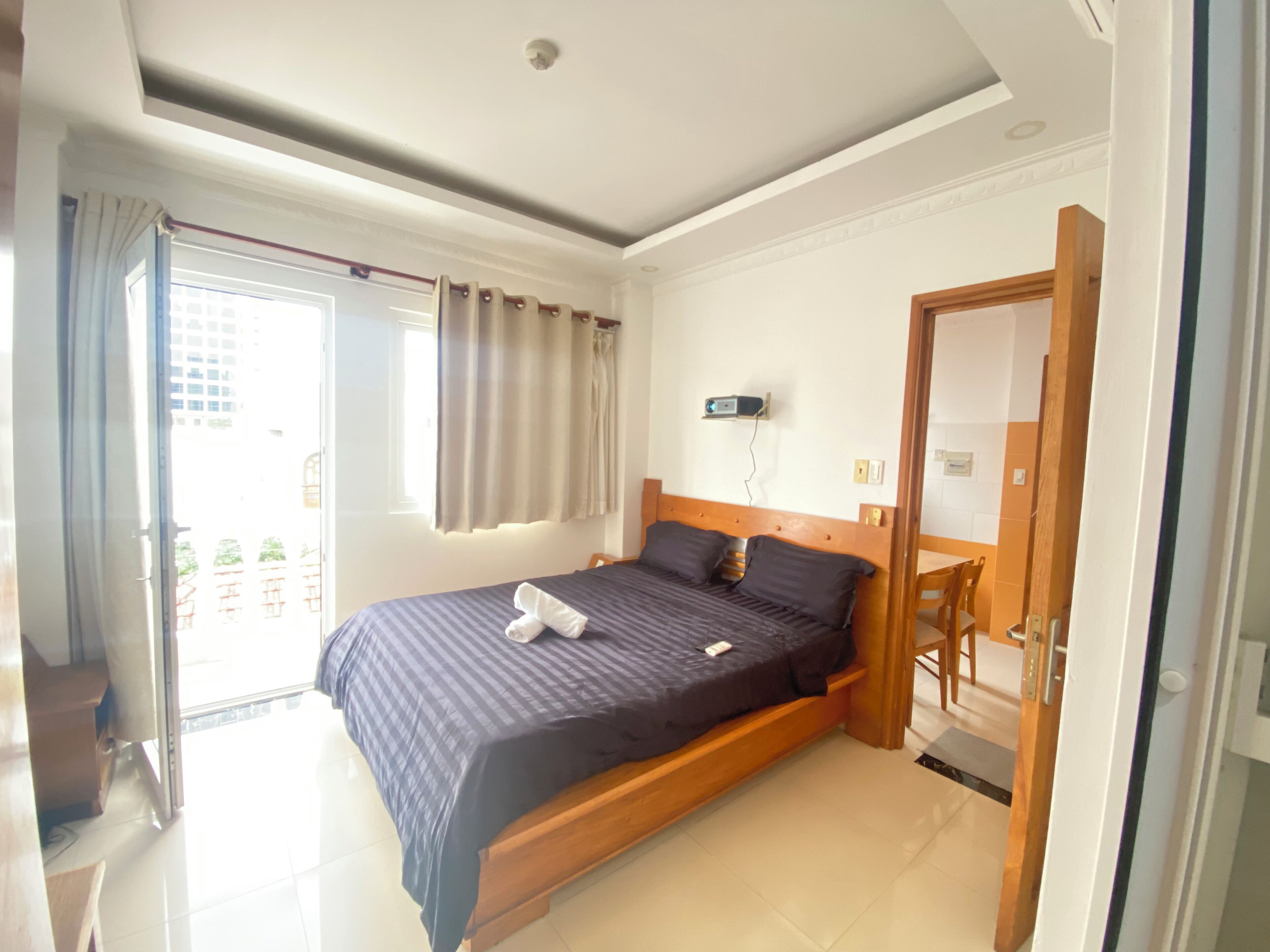 公寓, 1 間臥室, 露台 | 迷你吧、免費 Wi-Fi、床單