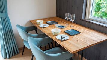Apartment | Living area | 40-inch flat-screen TV with digital channels
