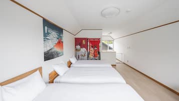 Iron/ironing board, free cribs/infant beds, free WiFi, bed sheets