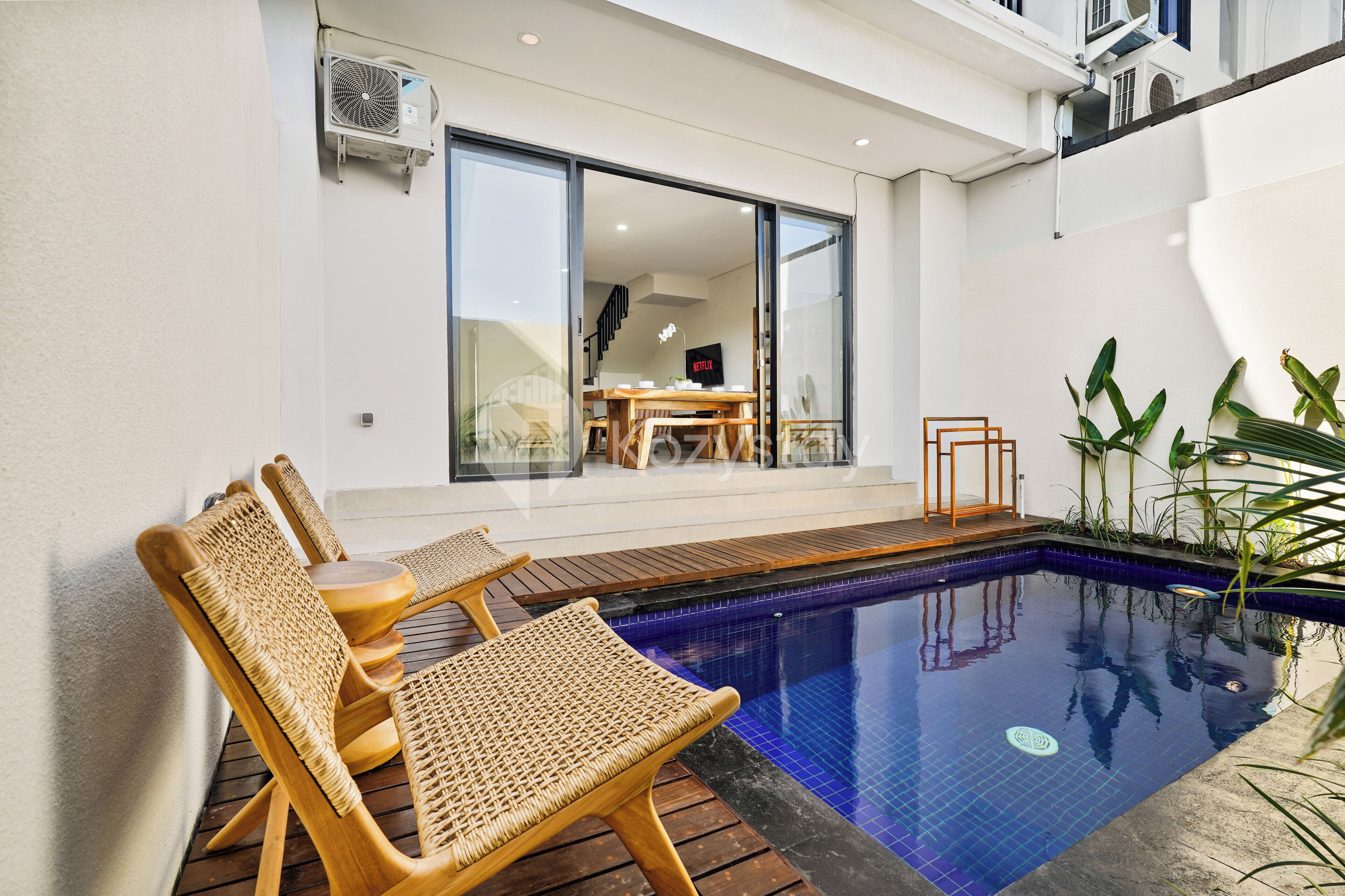 Alberca al aire libre 