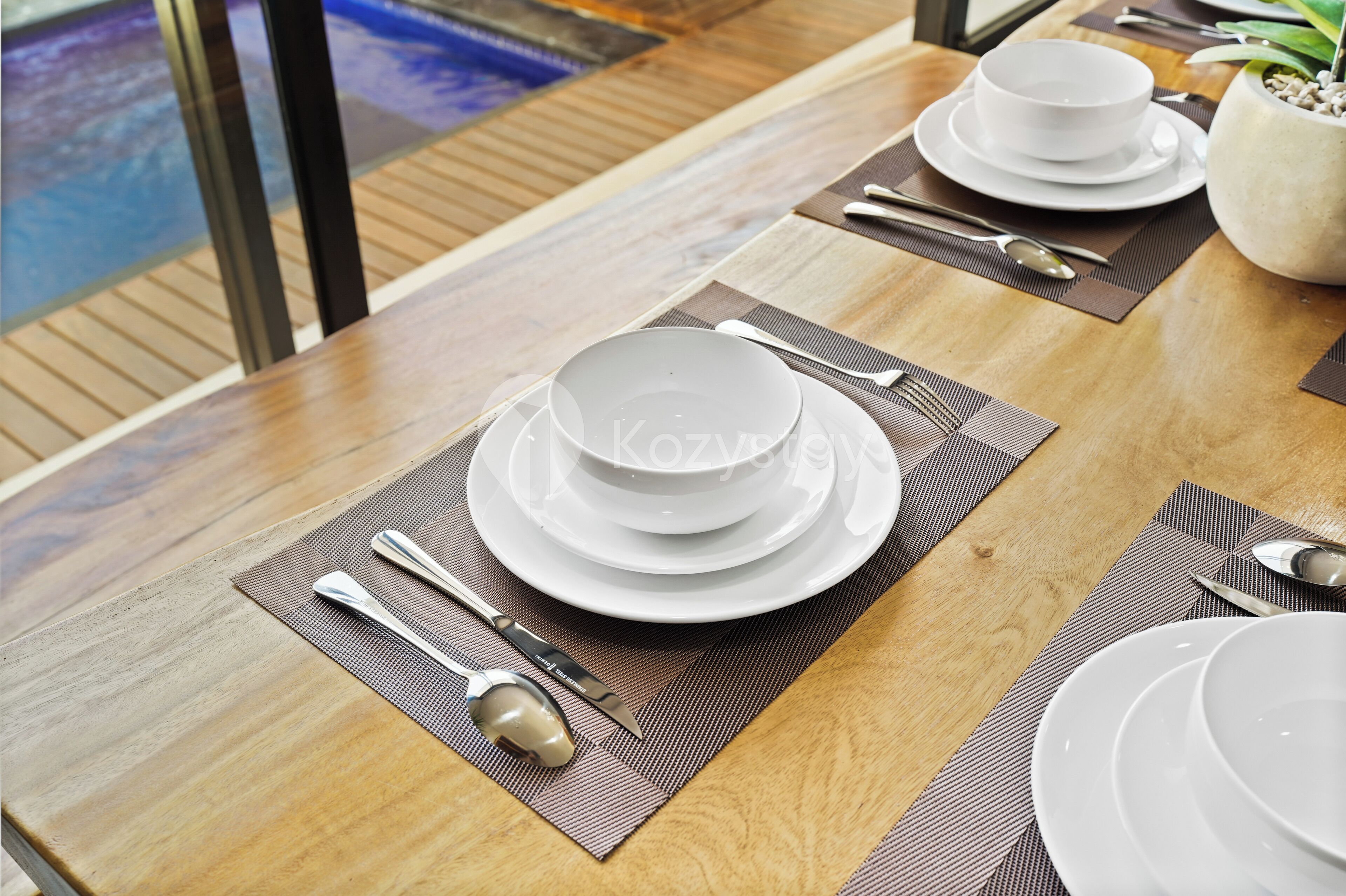 Villa, 3 Bedrooms, Pool View | Dining room