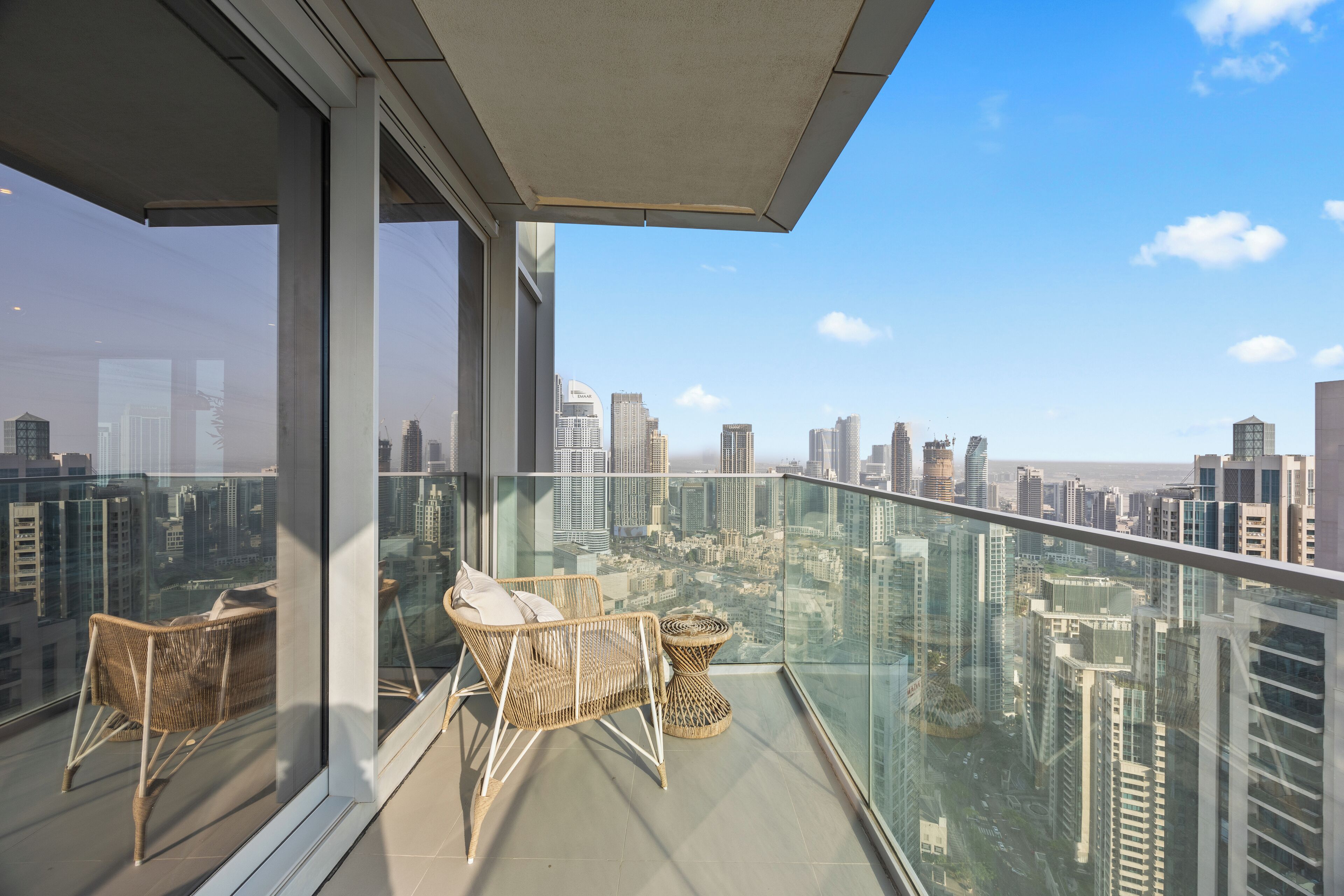 Deluxe-Apartment, Stadtblick | Balkon