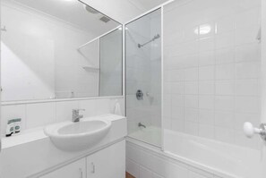 Hair dryer, towels