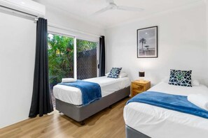 2 bedrooms, iron/ironing board