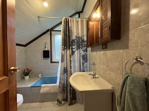 Sèche-cheveux, serviettes fournies