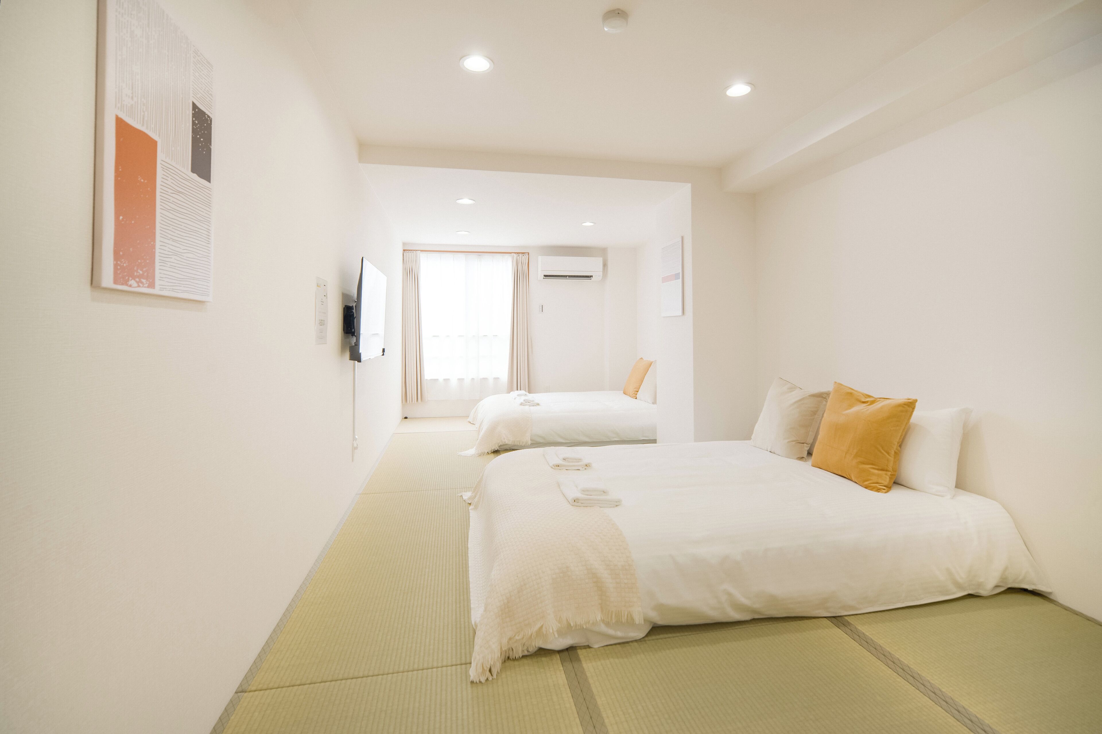 Blackout curtains, iron/ironing board, free WiFi