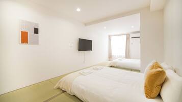 Blackout curtains, iron/ironing board, free WiFi