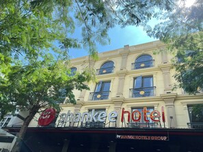 Majoituspaikan julkisivu